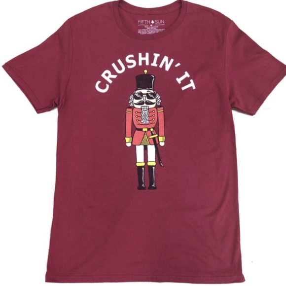 Fifth Sun Other - 🔥CRUSHIN IT🔥MEN’S HOLIDAY NUTCRACKER GRAPHIC TEE XL NWT